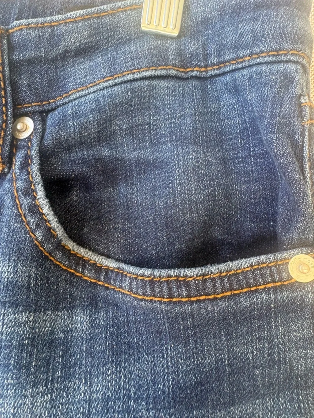 Ella Moss women’s high waist Straight Jeans in Indigo Blue